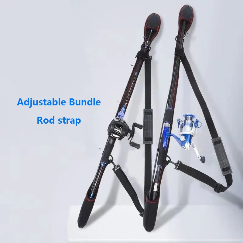Fishing Rod Fly - Neue Angelruten-Schutzhülle Fliegenruten-Abdeckung Rutentasche Halter Gürtelriemen
