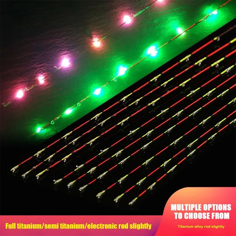 Fishing Rod Tip Replacement - 55 cm LED Halb Titan/Voll Titan
