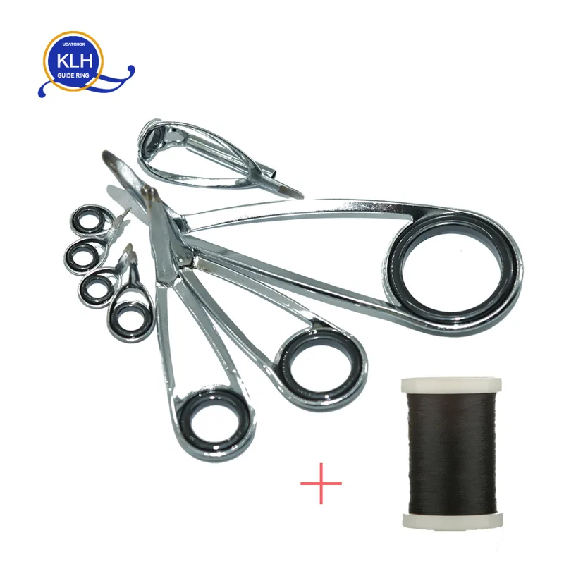Fishing Rod Repair Kit - 8 teile/satz KLH Halterung Edelstahl Führungsring