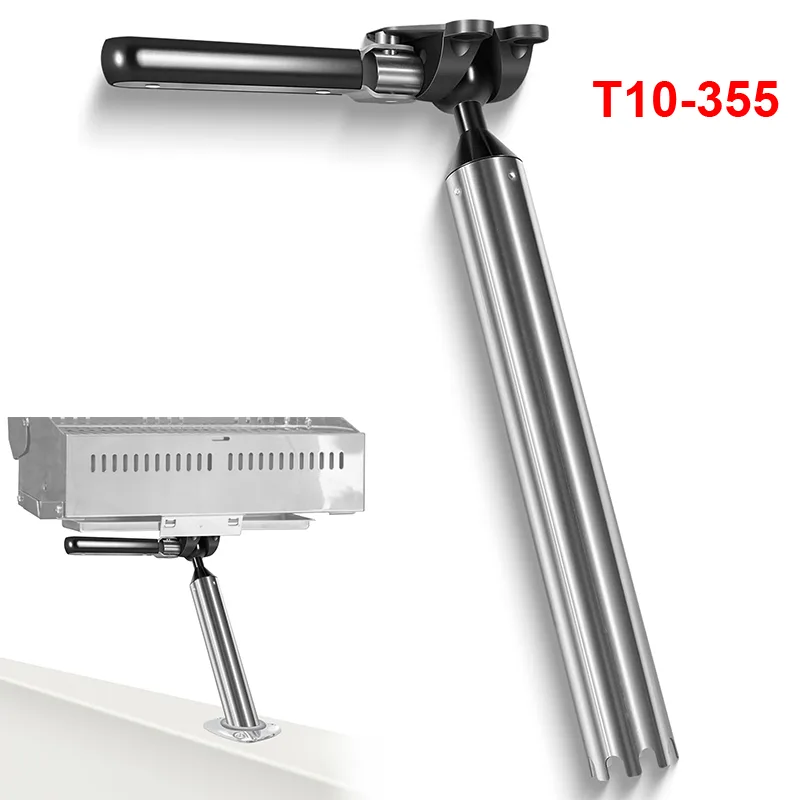 Fishing Rod Holder - Allwinkelverstellbare Angelrutenhalterung für Grillmontage, passend für