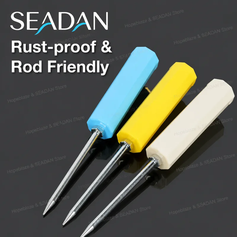 Fishing Rod Casting - SEADAN Hochleistungs-Meeresangelstange aus massivem Metall mit