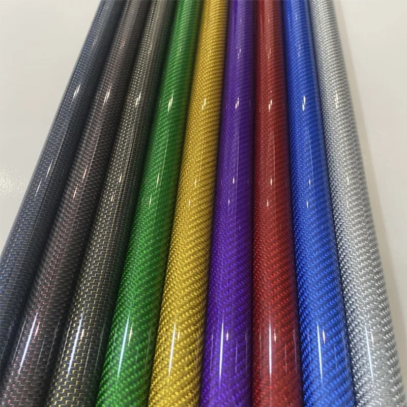 Fishing Rod Carbon Fiber - Kohlefaserrohr Farbe 3K Twill Glanz für