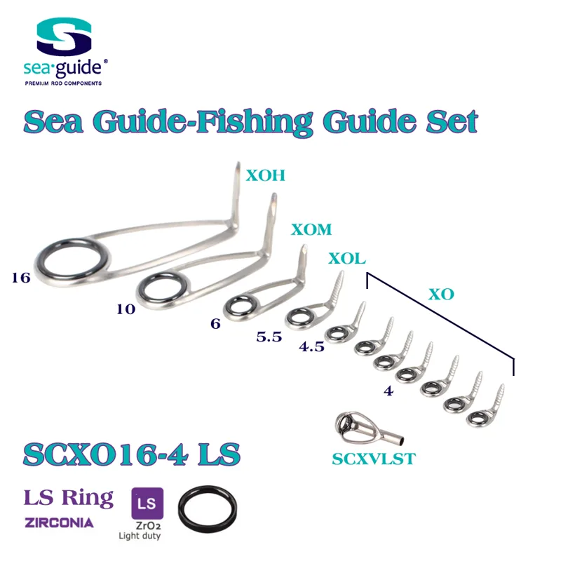 Fishing Rod Surf - Sea Guide Einzel-Fuß-Rutenhalter XOLS Set Edelstahlrahmen