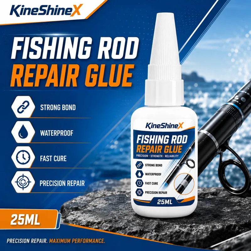 Fishing Rod Repair Kit - Angelruten-Reparaturkleber 25ml – Starke Haftung für