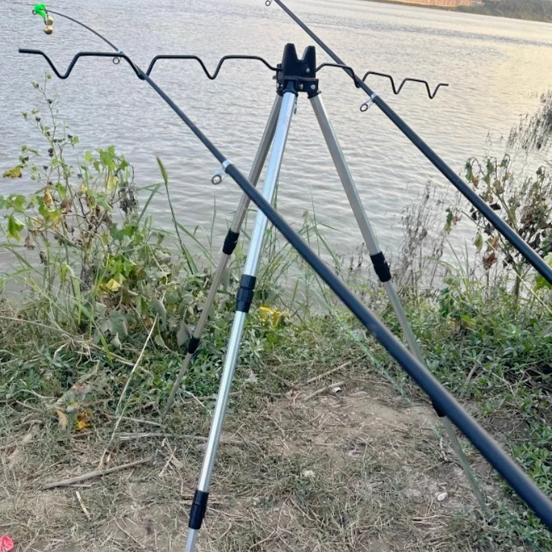 Fishing Rod Telescopic - 1PC Angeln Meer Stange Halterung Aluminium