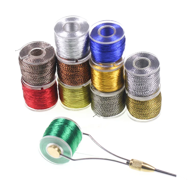 Fishing Rod Repair Kit - 100 Yards Metallische Fäden für den