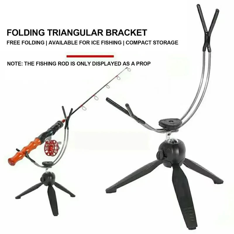 Fishing Rod Ice - 360 ° Verstellbarer Eisangelrutenhalter Faltbarer Multifunktionaler