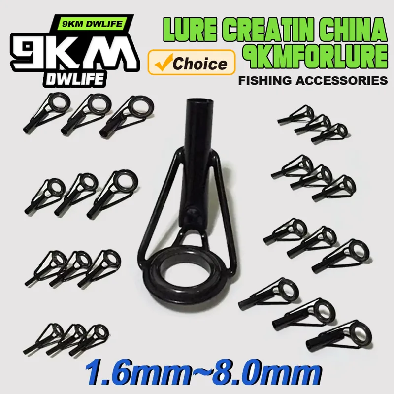 Fishing Rod Tip Replacement - 5 Stücke Angelrute Spitze Führungen Reparatur