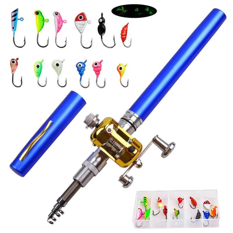 Fishing Rod Ice - Mini Eis Angelrute Combo mit 12