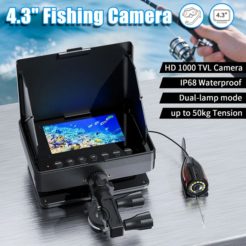 4,3-Zoll-Fischereikamera mit 3 – Fishing Rod Ice Bewertung und Preis
