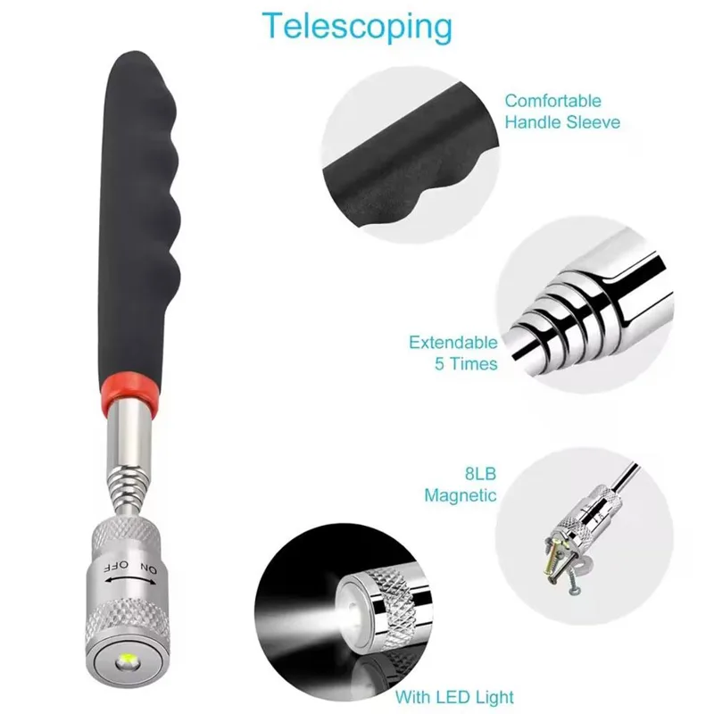 Teleskopischer Magnetstift mit – Fishing Rod Travel Bewertung und Preis