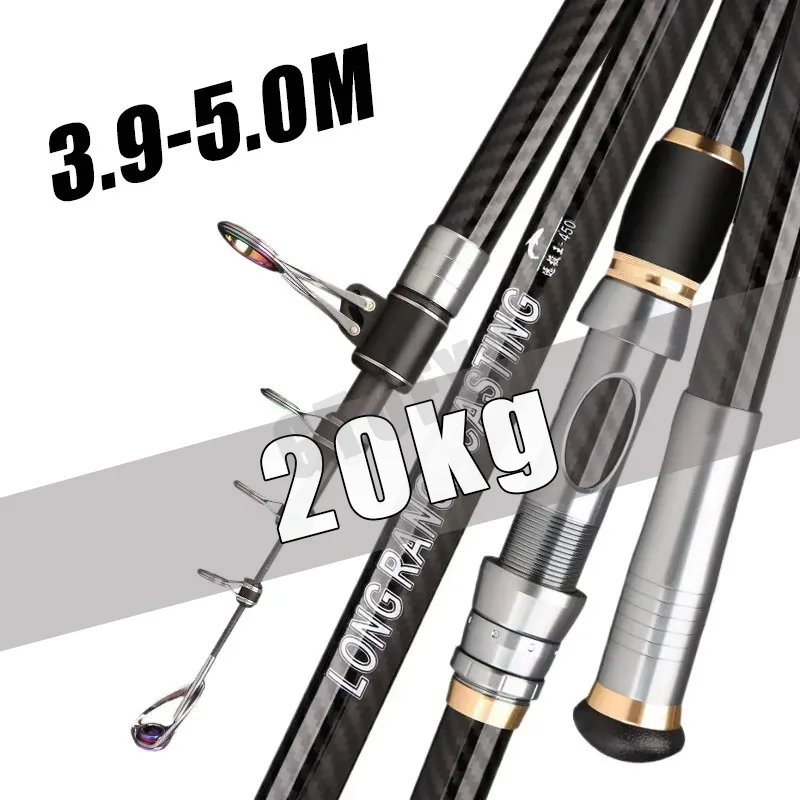 Teleskop-Angelrute, 3,9 m, 4,2 – Fishing Rod Surf Bewertung und Preis