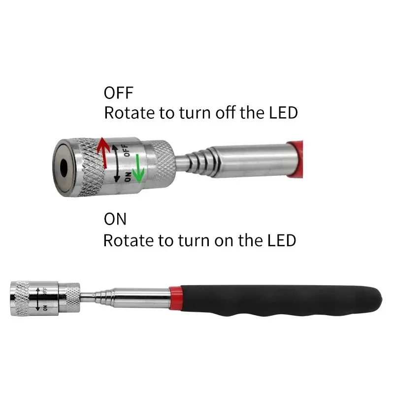 Teleskop-Magnetstift mit LED-L – Fishing Rod Travel Bewertung und Preis