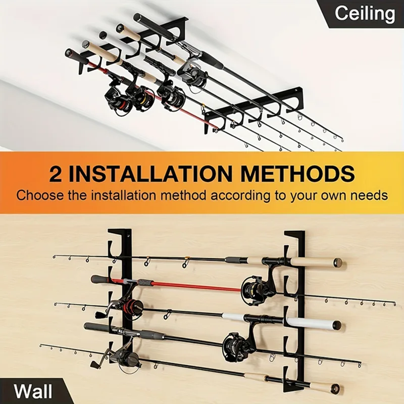 B48B-Wand-/Deckenhalterung für – Fishing Rod Rack Bewertung und Preis