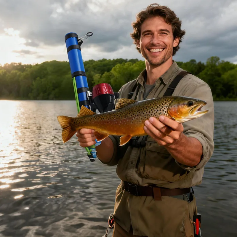 Angelrute, Schleuder-Design, k – Fishing Rod Combo Bewertung und Preis