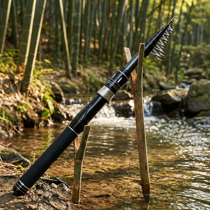 Ultraleichte Teleskop-Kohlefas – Fishing Rod Travel Bewertung und Preis