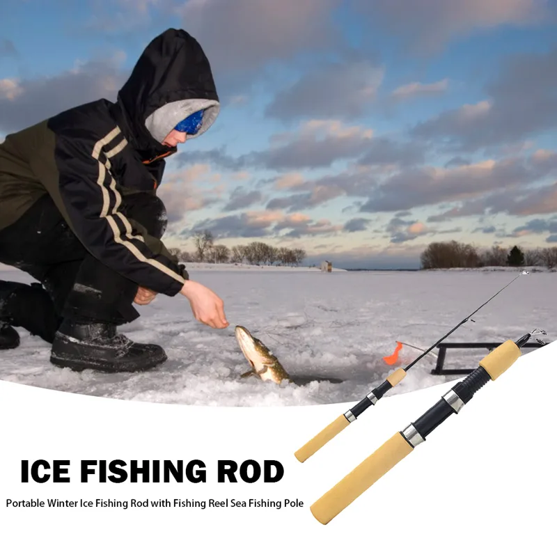 Eisfischrute Tragbare Spinnrut – Fishing Rod Ice Bewertung und Preis