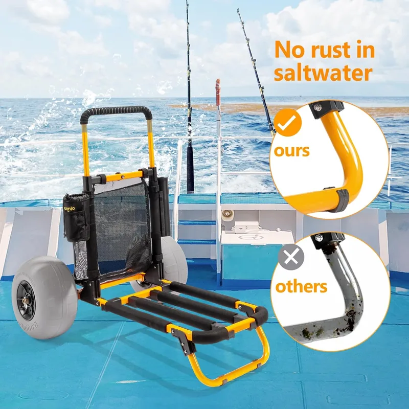 Bonnlo Strand-Angelwagen, Stra – Fishing Rod Holder Bewertung und Preis