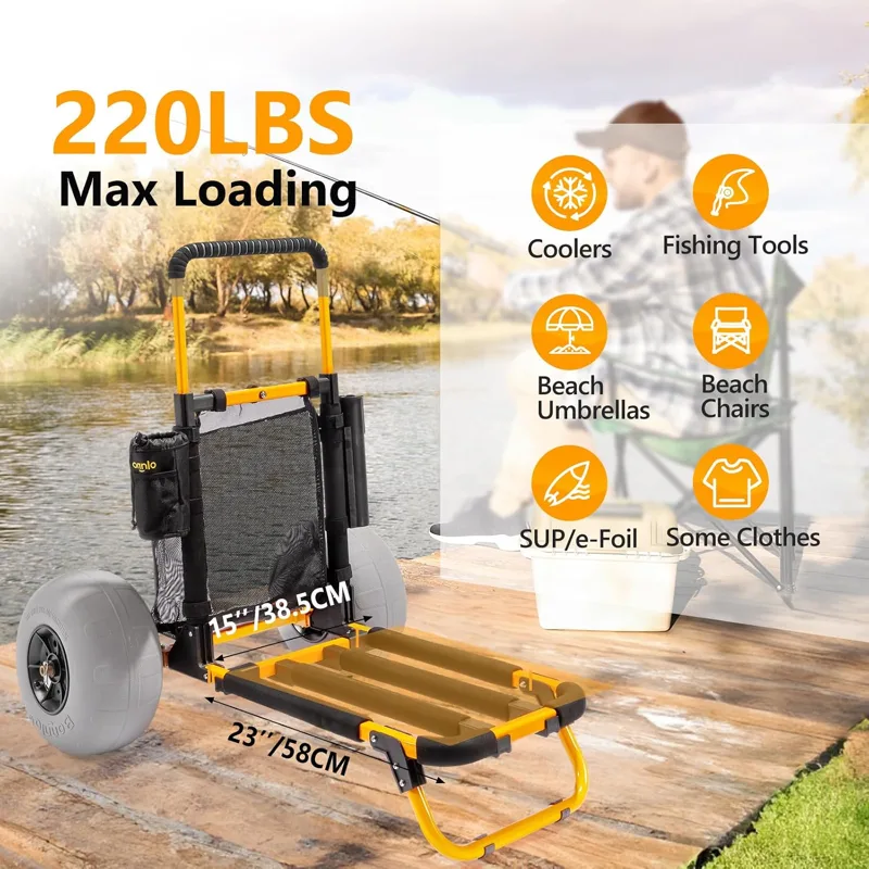 Bonnlo Strand-Angelwagen, Stra – Fishing Rod Holder Bewertung und Preis