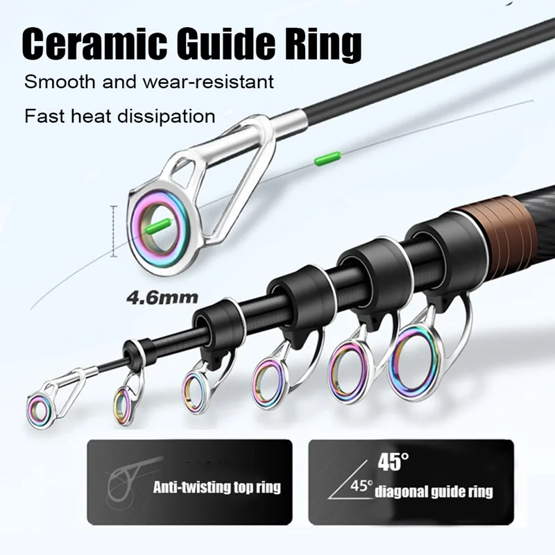 2,1-4,5 M Teleskop Surf Angelr – Fishing Rod Surf Bewertung und Preis