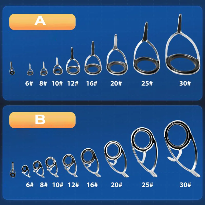 9-teiliges Angelrutenführung,  – Fishing Rod Repair Kit Bewertung und Preis