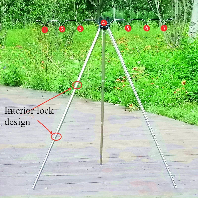 1PC Angeln Meer Stange Halteru – Fishing Rod Telescopic Bewertung und Preis