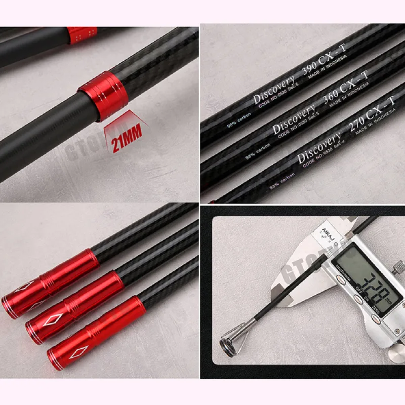 2,7 m 3,6 m 3,9 m 4,5 m Telesk – Fishing Rod Surf Bewertung und Preis