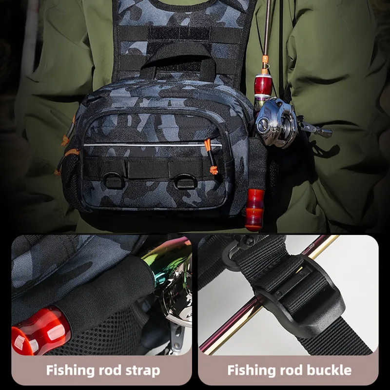 Männer Brust Tasche Taktische  – Fishing Rod Holder Bewertung und Preis