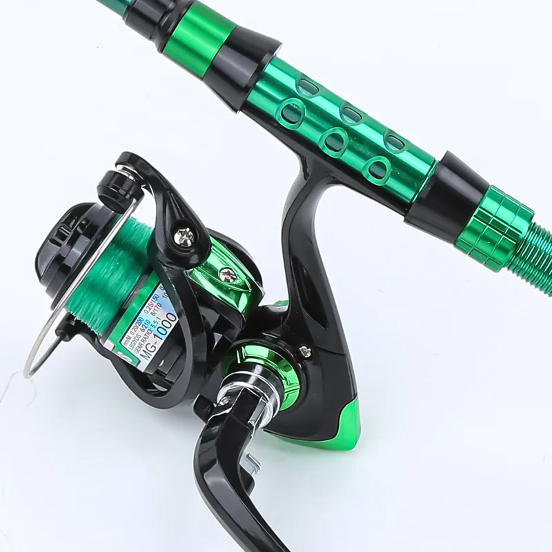 1,8 Meter Grüne Carbon-Telesko – Fishing Rod Carbon Fiber Bewertung und Preis