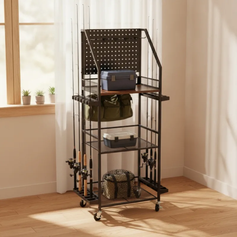 Angelrutenständer mit Lochplat – Fishing Rod Rack Bewertung und Preis