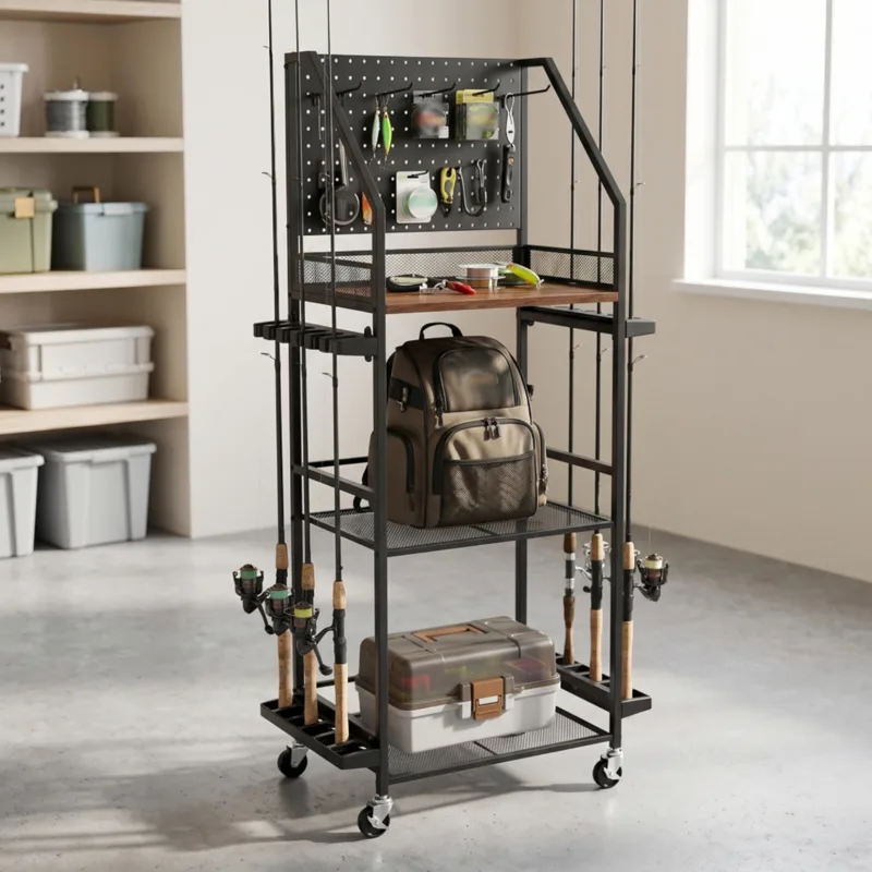 Angelrutenständer mit Lochplat – Fishing Rod Rack Bewertung und Preis