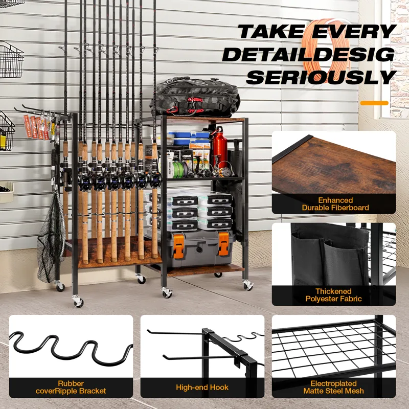 Angelrutenhalter, Angelruten-A – Fishing Rod Rack Bewertung und Preis